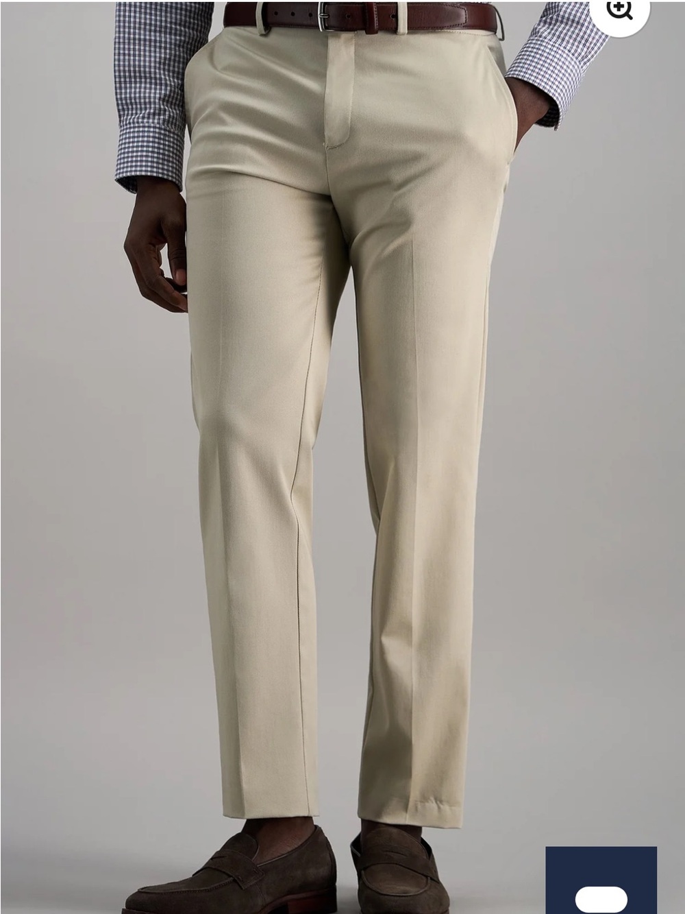 Haggar Classic Fit Iron-Free Pants in Khaki